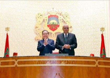 Chủ tịch Quốc hội Trần Thanh Mẫn hội đàm với Chủ tịch Thượng viện Morocco Mohamed Ould Errachid