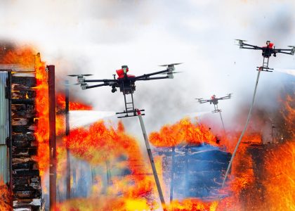 ‘UAV bầy đàn’ – Giải pháp chữa cháy hẻm nhỏ tại các thành phố lớn