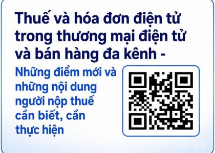 Hướng dẫn thực hiện quy định mới về thuế đối với bán hàng online