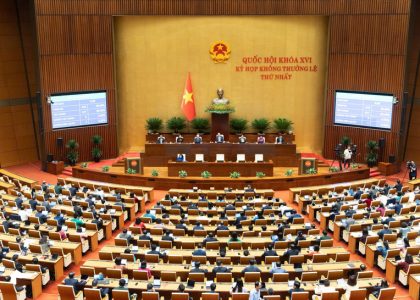 15 luật, 6 nghị quyết đã được thông qua tại Kỳ họp không thường lệ thứ Nhất, Quốc hội khóa XVI