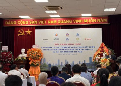 Bãi đỗ xe thông minh tích hợp trạm sạc điện: Bài toán hạ tầng giao thông tĩnh của Hà Nội