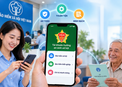 Dự kiến từ năm 2027 chi trả chế độ BHXH, bảo hiểm thất nghiệp qua VNeID